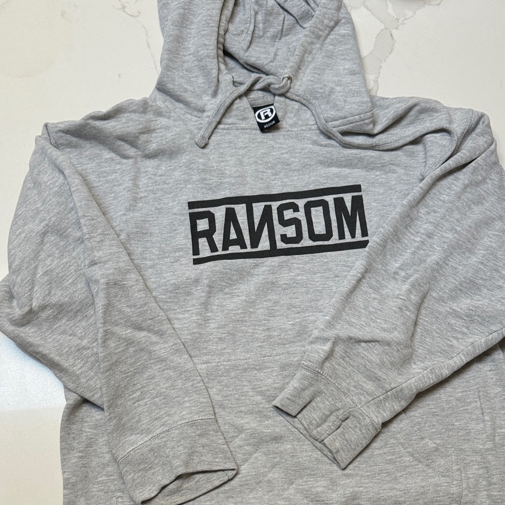 Original Ransom Light Gray Hoodie Sweater for Men